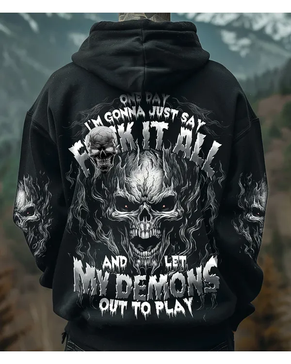 Skull My Demons Hoodie