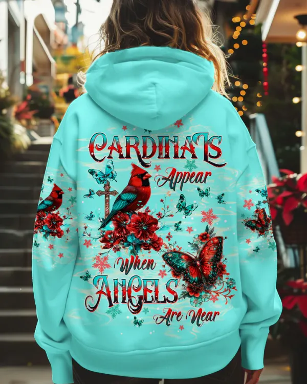 Cardinals Appear 3D Hoodie