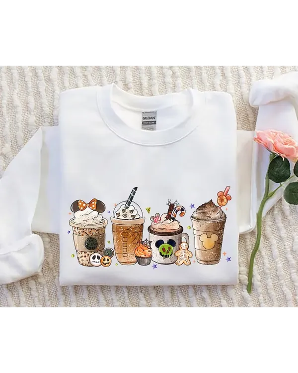 Cute Fall Sweatshirt, Coffee Lover tee Shirt
