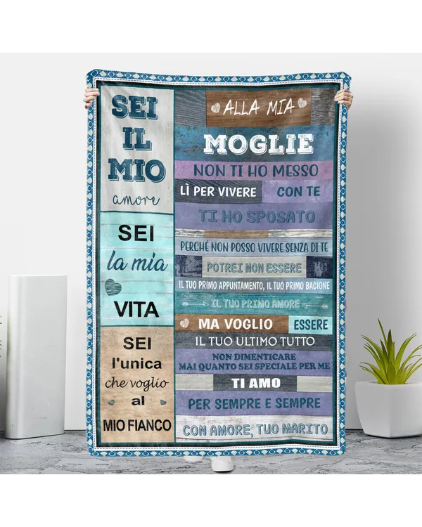 IT - Coperta ALLA MIA MOGLIE NON TI HO MESSO Lì PER VIVERE CON TE TUO MARITO