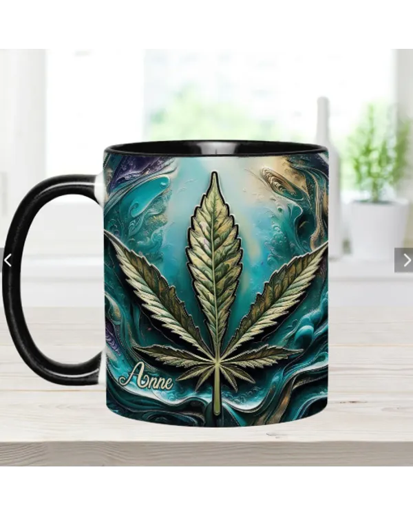 Personalized Psychedelic Accent Mug