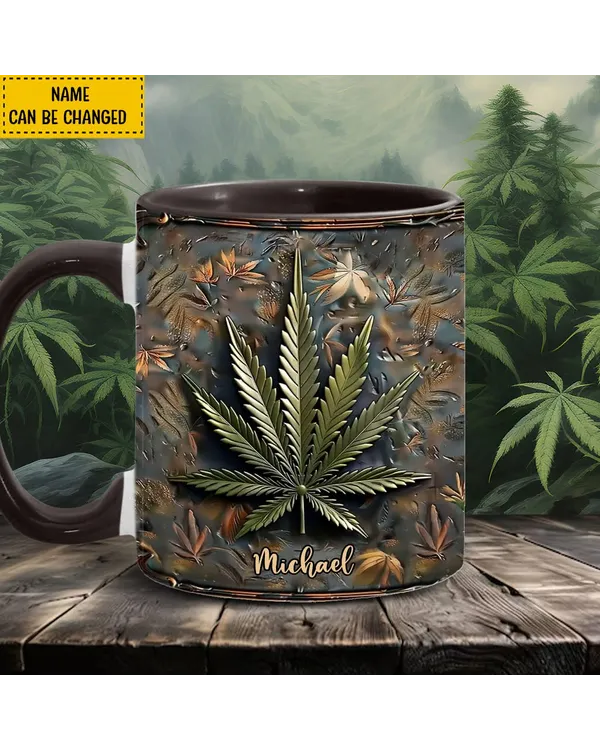 Personalized Weed Accent Mug