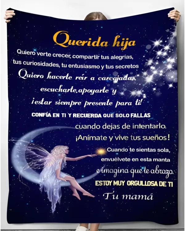ES - MANTA QUERIDA HIJA ESTOY MUY ORGULLOSA DE TI TU MAMÁ