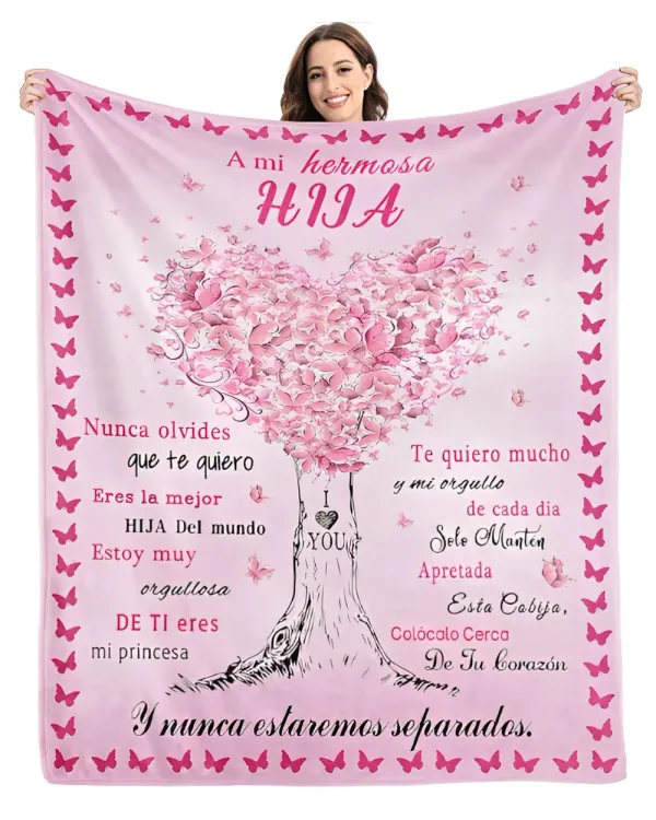 ES - MANTA AMI HERMOSA HIJA TE QUIERE MUCHO Y MI ORGULLO Y NUNCA ESTAREMOS SEPARANDOS