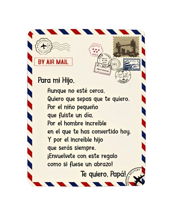 ES - MANTA PARA MI HIJA AUNQUE NO ESTE CERCA TE QUIERE PAPA