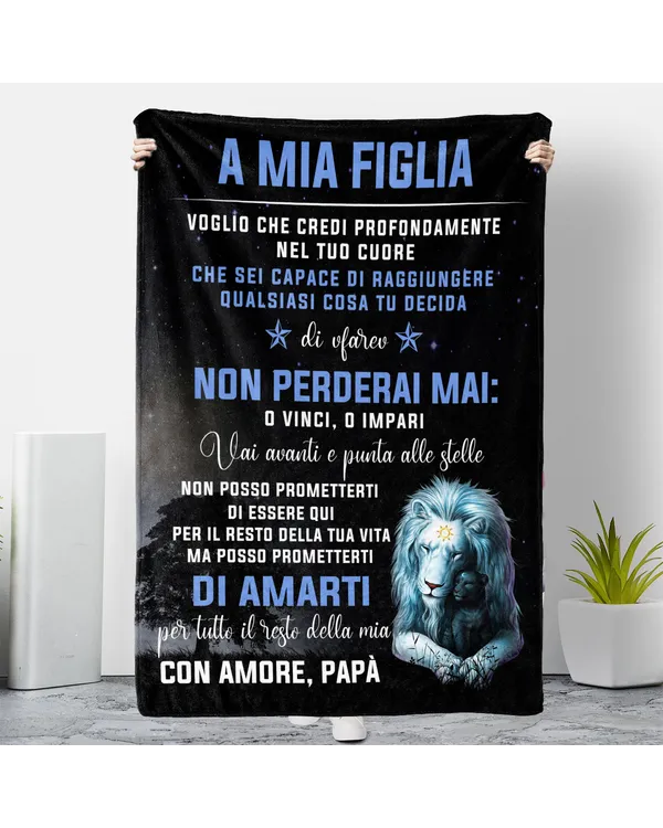 IT - Coperta PAPÀ A MIA FIGLIA POSSO PROMETTERTI DI AMARTI PER TUTTO IL RESTO DELLA MIA
