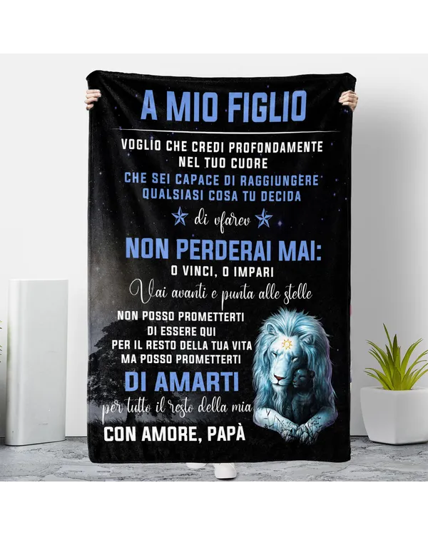IT - Coperta PAPÀ A MIO FIGLIO POSSO PROMETTERTI DI AMARTI PER TUTTO IL RESTO DELLA MIA