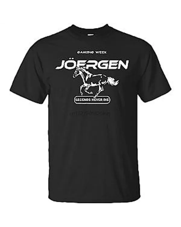 PewDiePie Merch - Joergen PewDiePie Gaming Week Lengends Never Die T Shirt