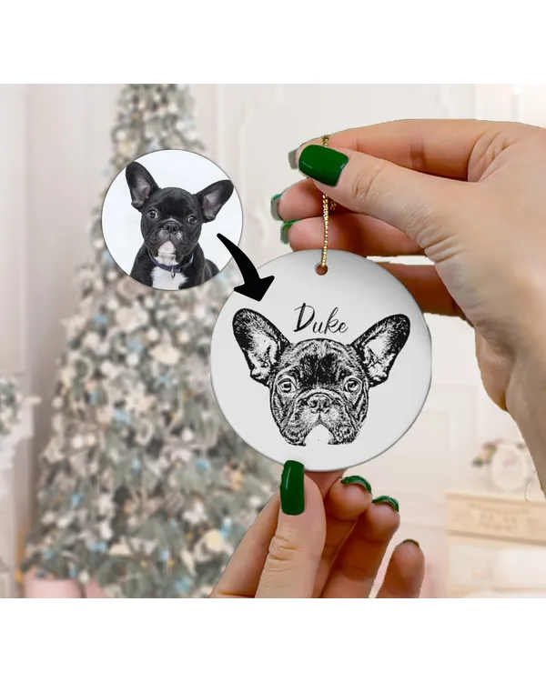 Personalized Pet Ornament with your pet design