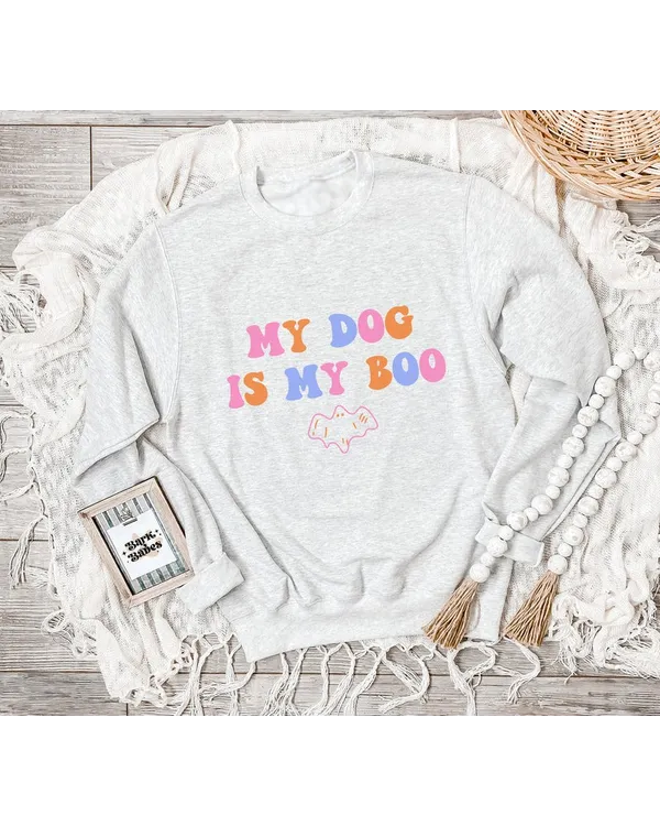 My Dog Is My Boo Halloween Sweatshirt