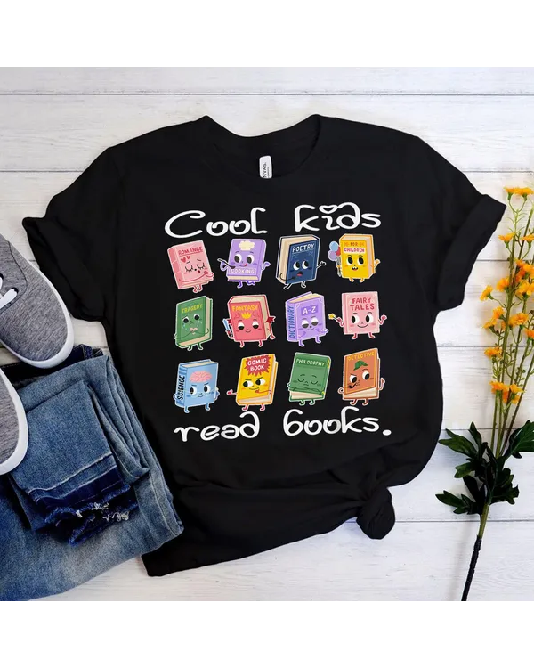 Cools Kids Read Book Librarian Across America Boys Girls T-Shirt Shirt - Unisex Hoodie Unisex Hoodie