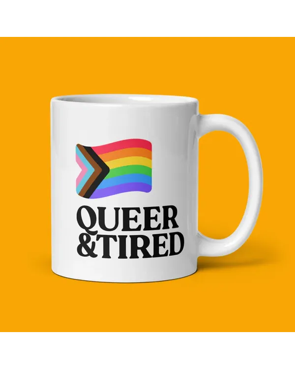 Queer & Tired Coffee Mug