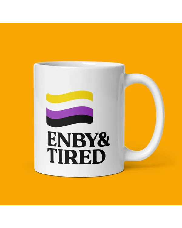 Enby & Tired Coffee Mug