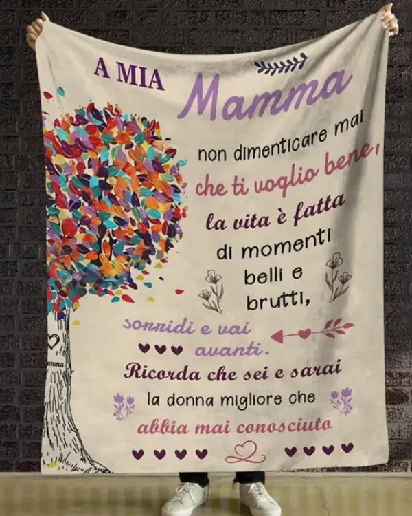 Coperta A mia Mamma la donna migliore che abbia mai conosciuto