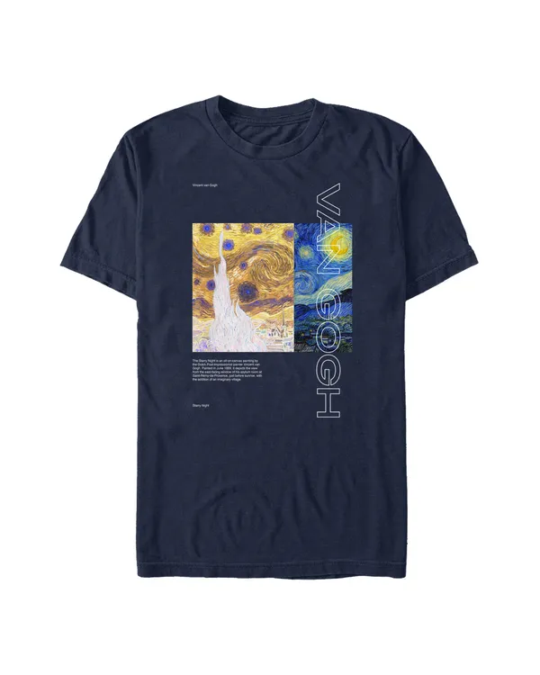 Officially Licensed apoh London - Vincent Van Gogh Unisex Starry Night Unisex Crew neck