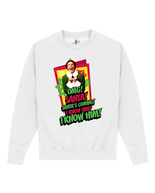 Officially Licensed Warner Bros. Elf - Elf I Know Him Unisex Sweatshirt