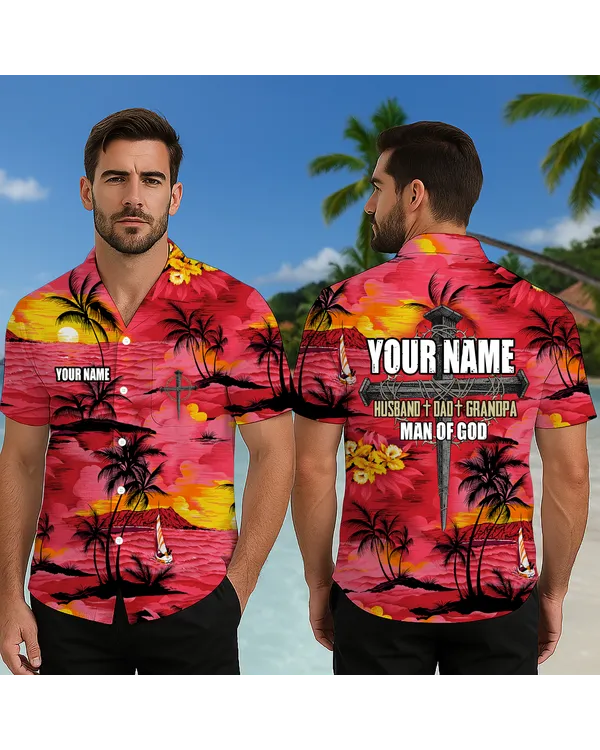 Personalized Name Hawaiian Shirt AOP2