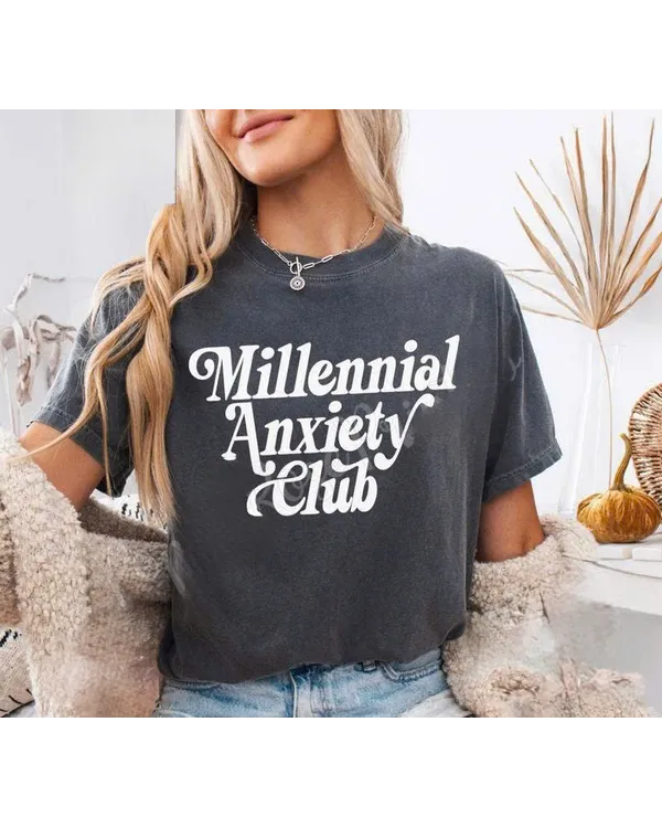 Millennial Anxiety Club Shirt