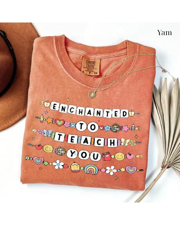 Teacher Shirt, Teacher Comfort Colors Shirt, Teacher Friendship Bracelet Shirt
