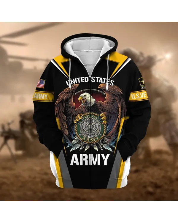 Army 3 - Premium Zip Hoodie