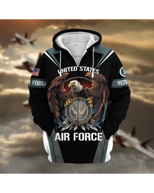 Air Force - Premium Zip Hoodie