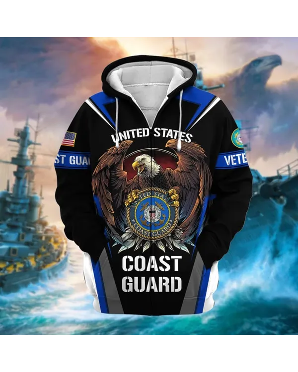 Coast Guard - Premium Zip Hoodie