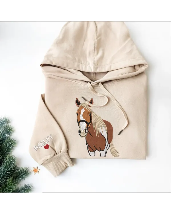 Embroidered Unisex Hoodie