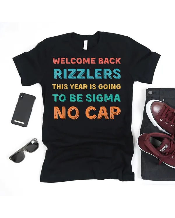 Funny Middle School Teacher Back To School Gen Alpha Slang Shirt