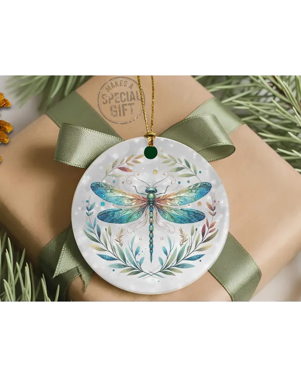 Dragonfly Gifts for Christmas Ornament