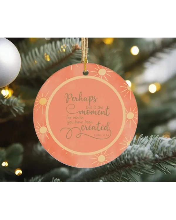 Esther 414 Bible Verse Christmas Ornament