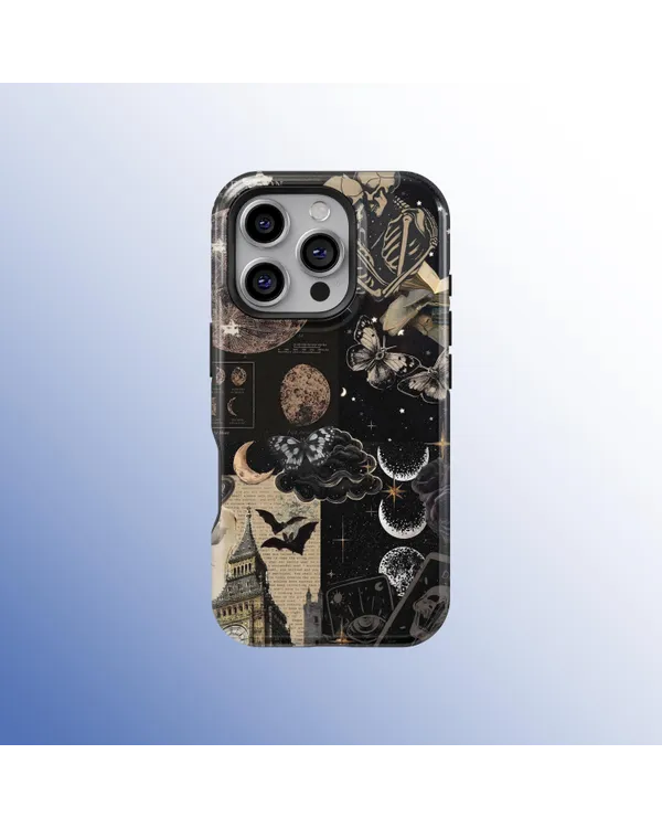 Vintage Books Gothic Mood Dark Academia Aesthetic Phone Cover Phonecase