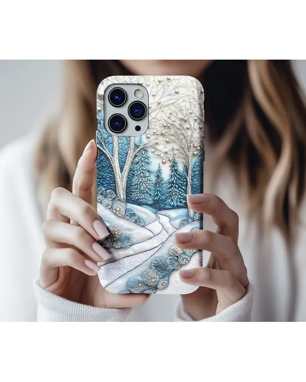 Winter Forest Mosaic Phonecase