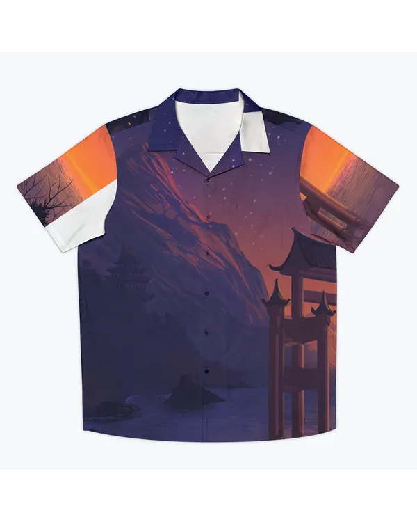 AOP Hawaiian Shirt with Pocket 2
