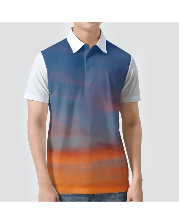 AOP Men's Short Sleeve Polo Shirt 2