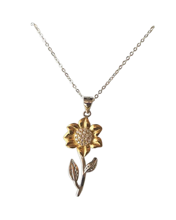 Sunflower Pendant Necklace