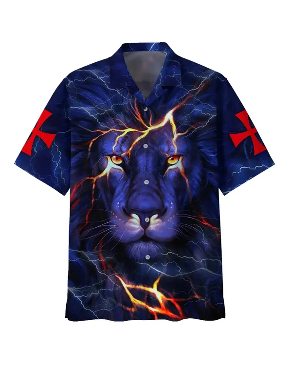 Way Maker Miracle Worker Promise Keeper Light In The Darkness My God That Is Who You Are Lion Hawaiian Shirt - Best Hawaiian Shirts - Christian Hawaiian Shirt