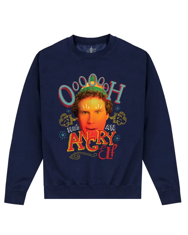 Officially Licensed Warner Bros. Elf - Angry Elf Unisex Sweatshirt