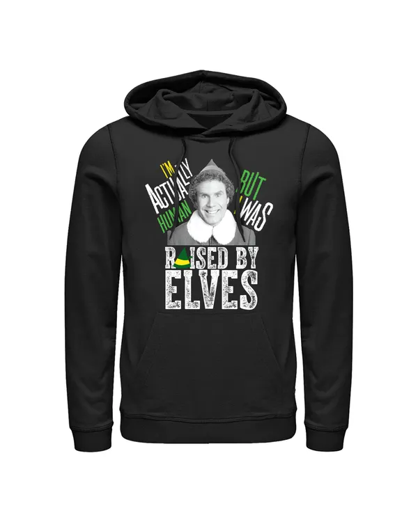 Officially Licensed Warner Bros. Elf - Elf 'I'm Actually Human' Unisex Hoodie
