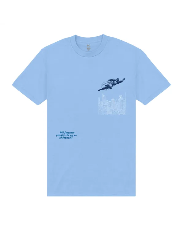 Superman Man of Steel Vintage T-Shirt — Officially Licensed DC Merch | AuthenticFanGifts