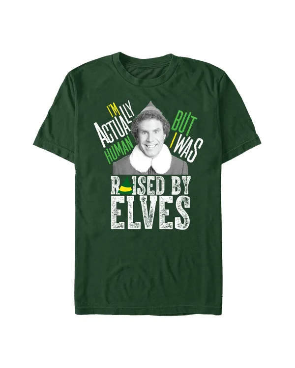 Officially Licensed Warner Bros. Elf - Elf 'I'm Actually Human' Unisex Crew neck