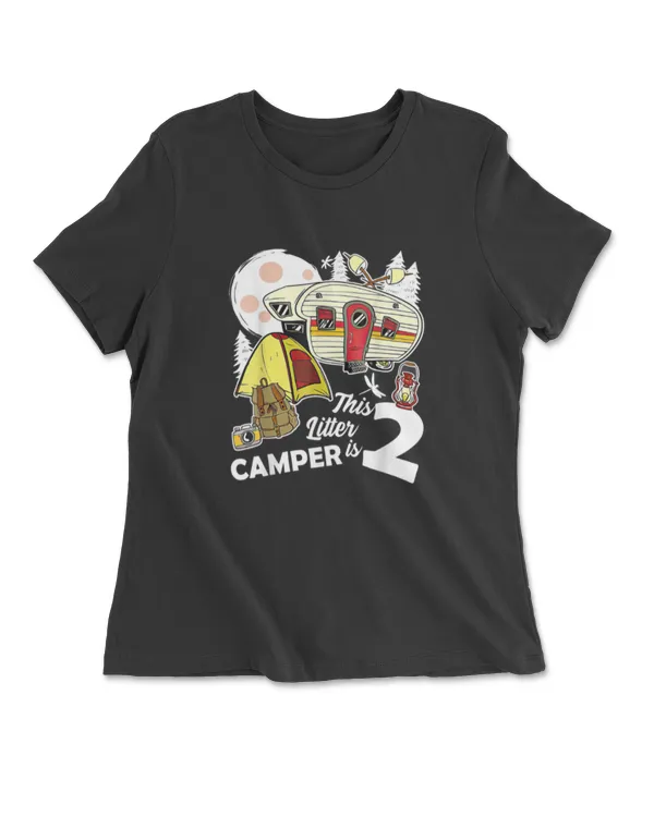 This litter camper is two