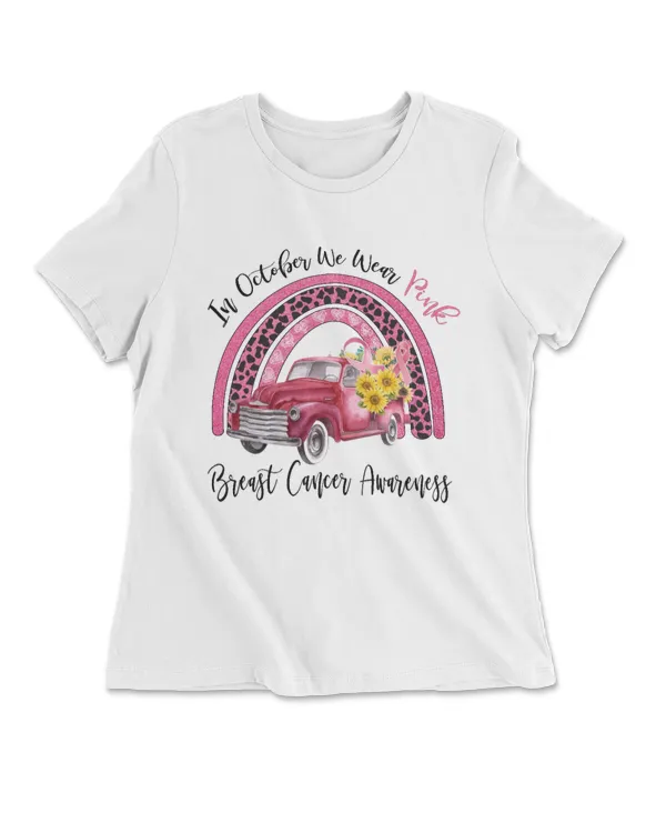 In October We Wear Pink Breast Cancer Awareness