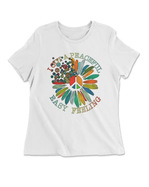 I Got A Peaceful Easy Feeling Colorful Flower