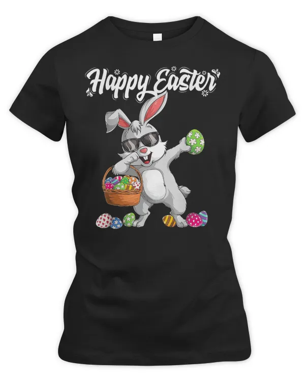 Dabbing Rabbit Easter Day Eggs Dab Boys Girls Kid gift bunny