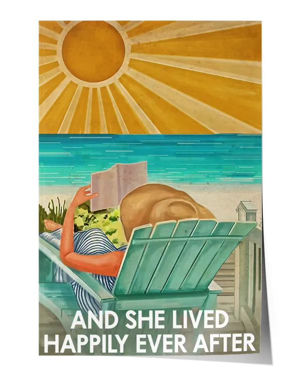 And she lived happily ever after (7) Wall Decor Artwork Print Poster Wall Art Print Home Decor Vintage