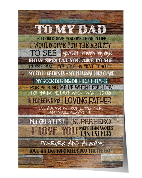 To My Dad My Greatest Superhero