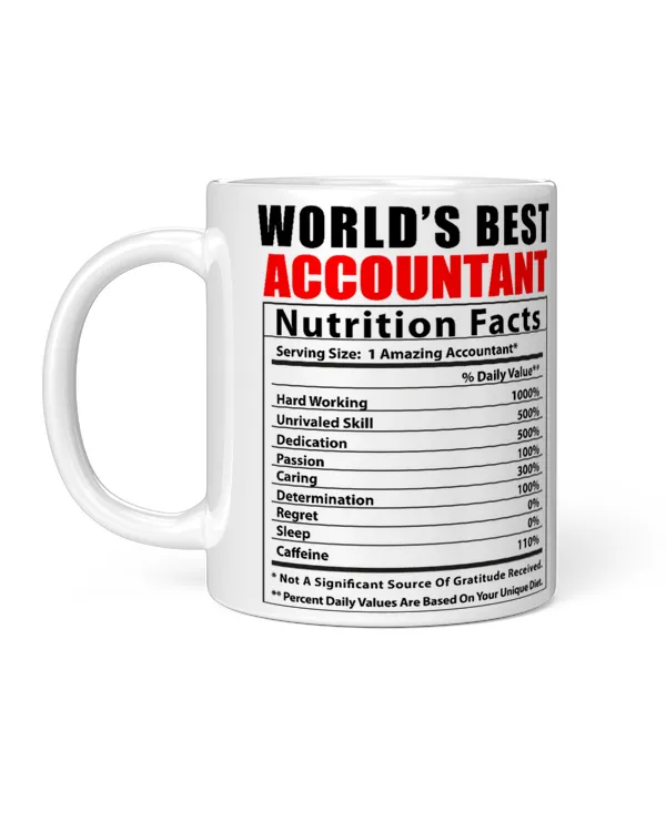 World's Best Accountant Nutritional Facts