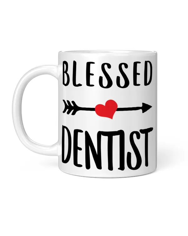 Funny Blessed Dentist Gifts Coffee Mug