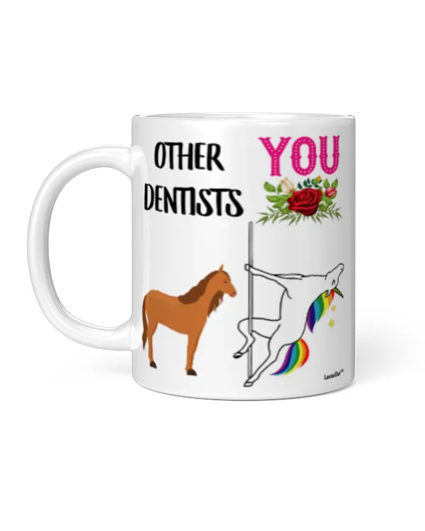 Funny Best Dentists Unicorn Congrats