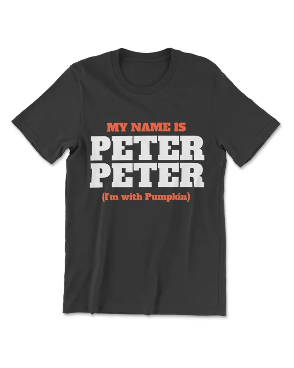 Mens Funny Halloween Shirt For Men Peter Peter Couples Costume